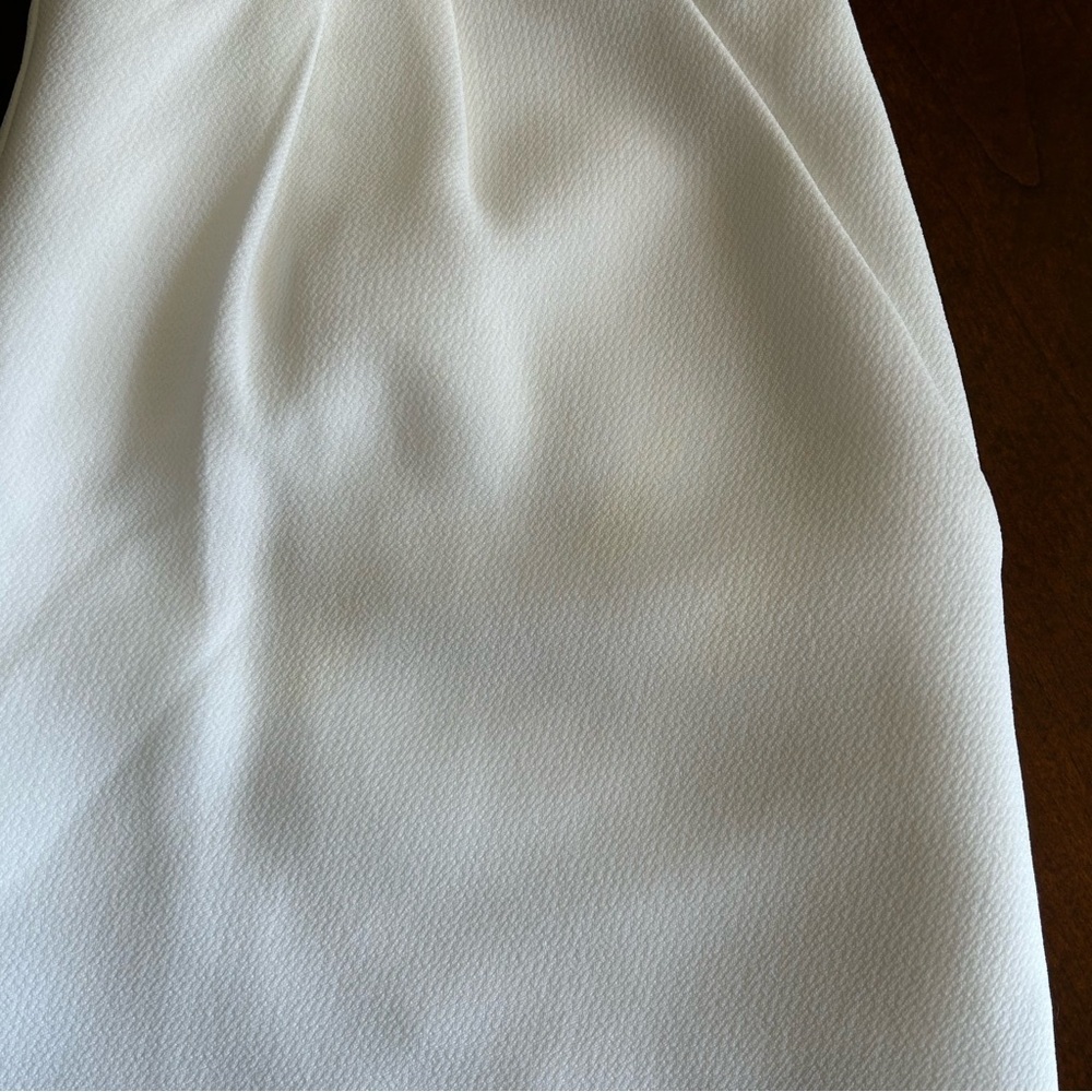 BCBGeneration | Elegant Off-Shoulder White Jumpsuit - Picture 12 of 12